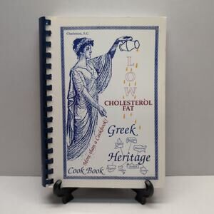 Low Cholesterol Greek Heritage Cookbook Charleston South Carolina